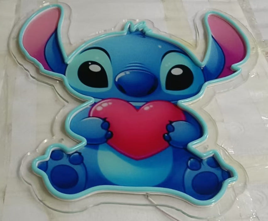 Lámpara LED Neón Stitch - 50x49cm